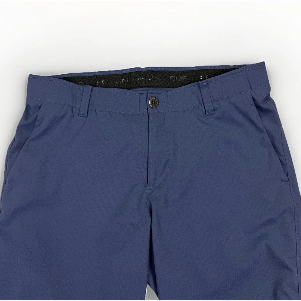 Under Armour Men's Showdown Gray Blue Golf‎ Pants Size 34 Regular Straight